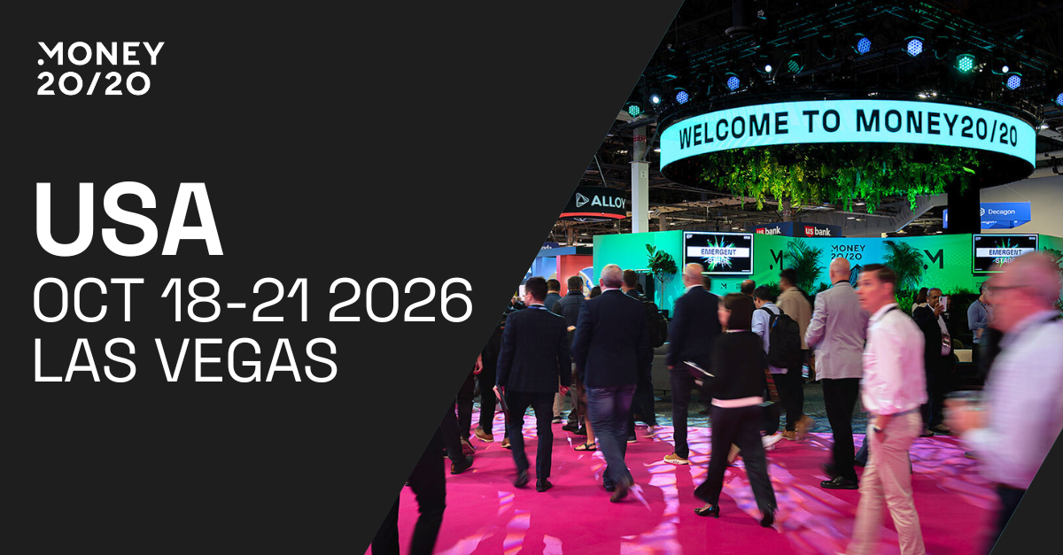 Money20/20 USA — October 18–21, 2026, Las Vegas